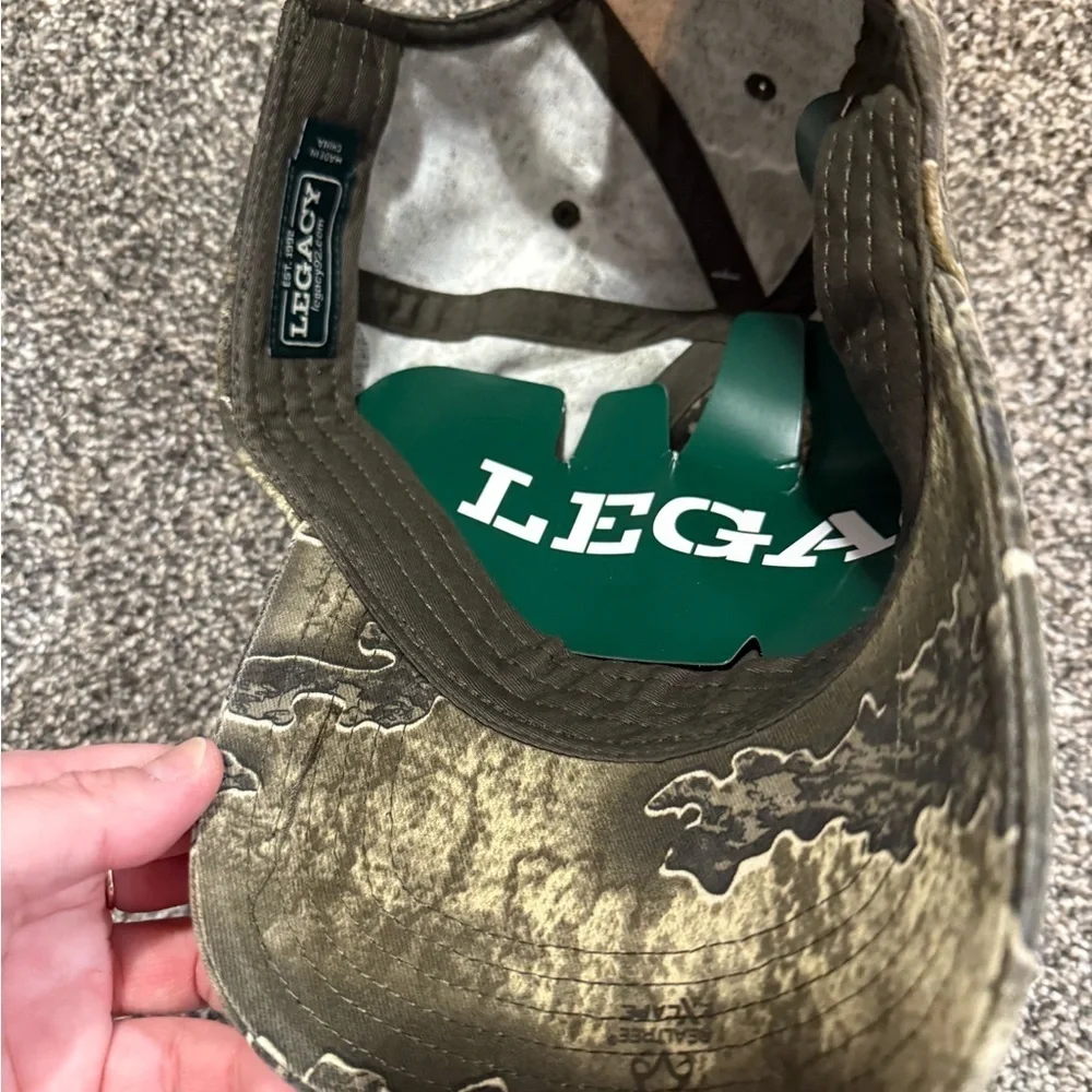 Realtree Excape Legacy ATV NWT baseball cap - with leather-style badge
